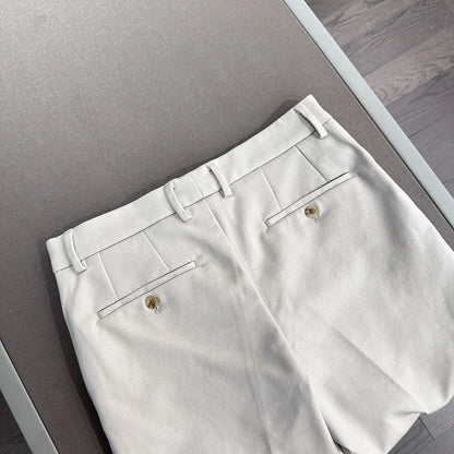 Italian BC vintage style men's 25 summer business simple and versatile straight leg casual trousers