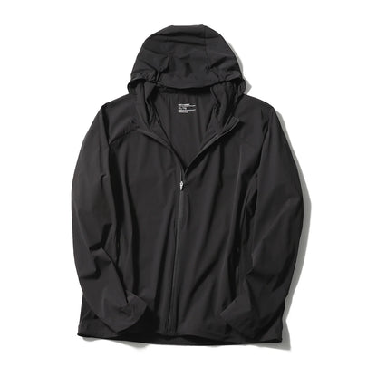 2025 summer new men's outdoor elastic light waterproof jacket breathable quick-drying jacket