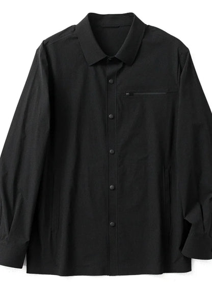 2025 Early Spring New Men's City Outdoor Commuter Business Casual Shirt Light and Thin Jacket