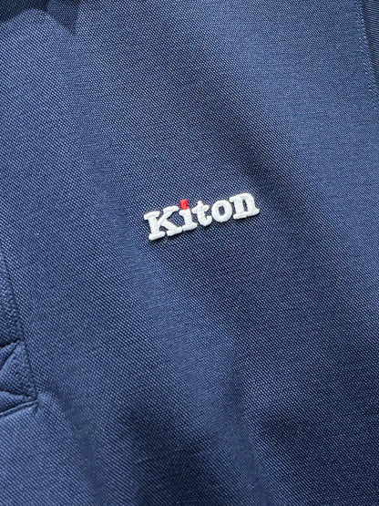 Summer kiton Chiton embroidered men's lapel short-sleeved solid color simple fashion versatile casual POLO shirt