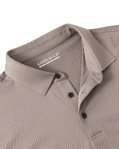Coolmax Cool Sense Technology Summer New Business and Leisure Breathable Quick Drying Short Sleeve Anti Wrinkle Polo Shirt