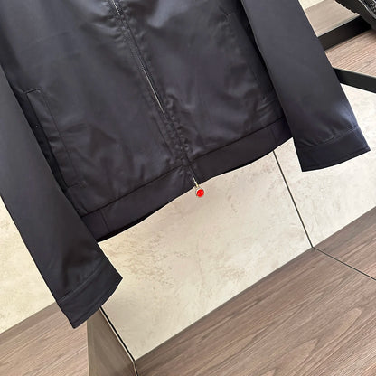 2025 spring new kiton chiton men's long-sleeved flight suit fashion versatile lapel solid color jacket