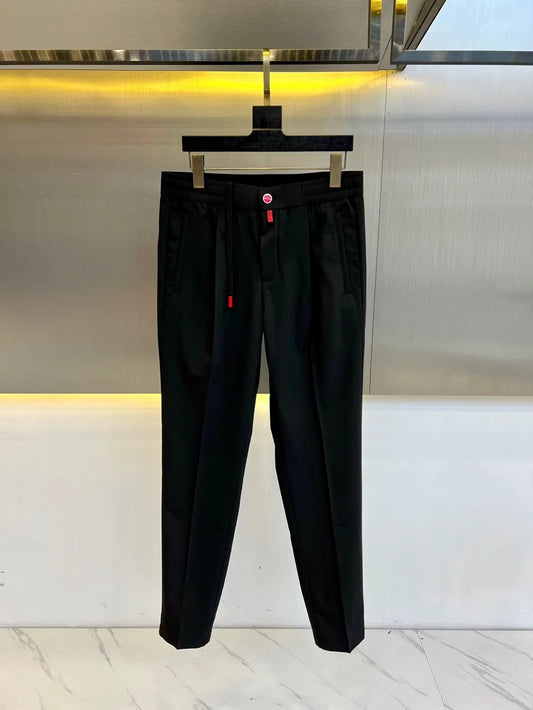 25 summer new kiton chiton men's solid color straight pants solid color simple fashion versatile casual pants trousers