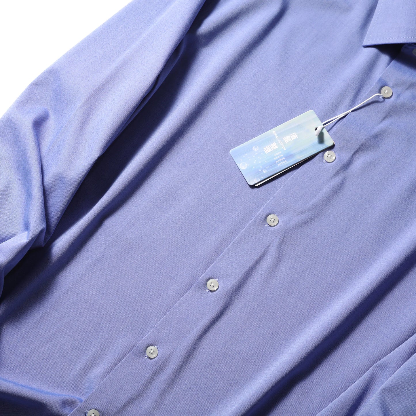 ZZ spring new men's business casual liquid ammonia cotton long-sleeved shirt formal professional shirt