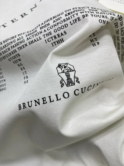 Italian BC men's clothing, summer new long-staple cotton breathable simple fashion casual round neck short-sleeved T-shirt
