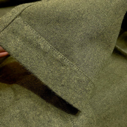 [Warm cashmere cotton] Gentleman's business leisure winter versatile polished slim lapel long-sleeved shirt
