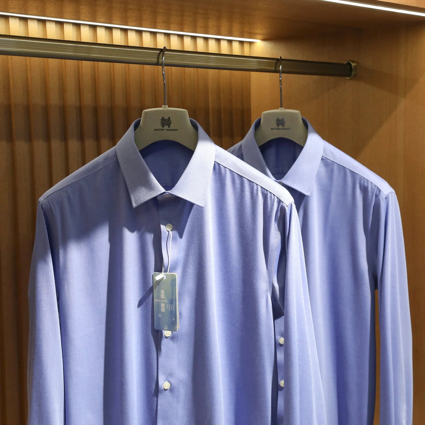 ZZ spring new men's business casual liquid ammonia cotton long-sleeved shirt formal professional shirt
