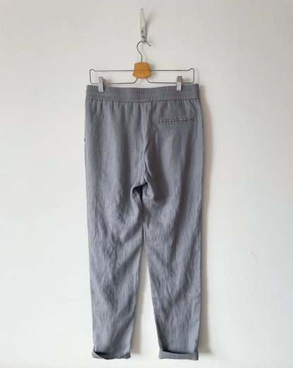 BC spring and summer new washed blue micro elastic breathable fashionable casual old money style small straight leg jeans