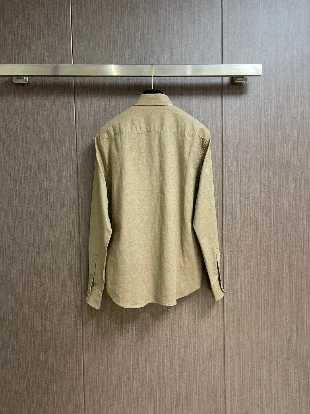 Italian Kiton vintage style 25 spring/summer linen business casual long sleeved shirt