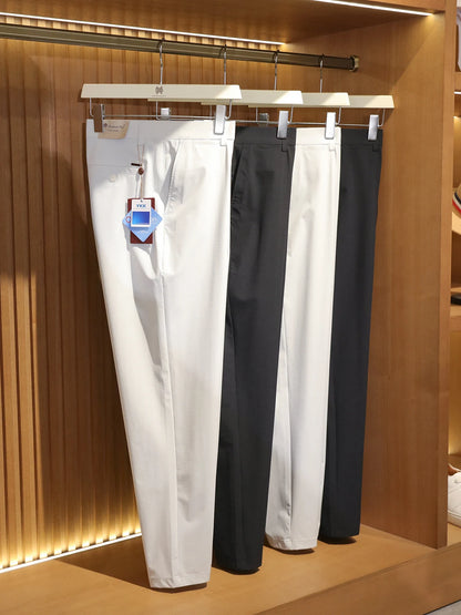 LP Italian luxury 2025 spring and summer new men's light business sports high elastic breathable quick-drying casual trousers