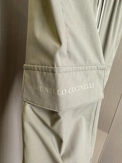 BC men's clothing 25 spring and summer new breathable tooling pockets simple fashion old money wind small straight casual pants