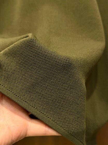 Daily versatile high-end sense, mesh elastic and breathable, business casual lapel polo shirt short-sleeved T-shirt men's summer
