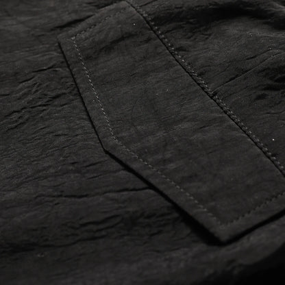 2025 spring and summer new men's light luxury urban outdoor acetate cool breathable wide-leg straight casual pants