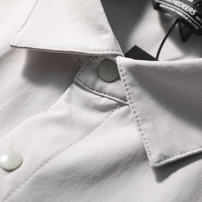 Spring and summer new men's leisure urban functional wind outdoor long-sleeved shirt breathable four-sided elastic shirt