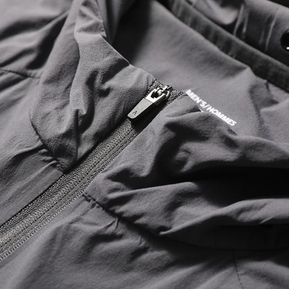 2025 summer new men's outdoor elastic light waterproof jacket breathable quick-drying jacket