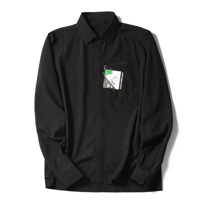 Outdoor 2024 spring and summer new waterproof breathable elastic sunscreen long-sleeved shirt