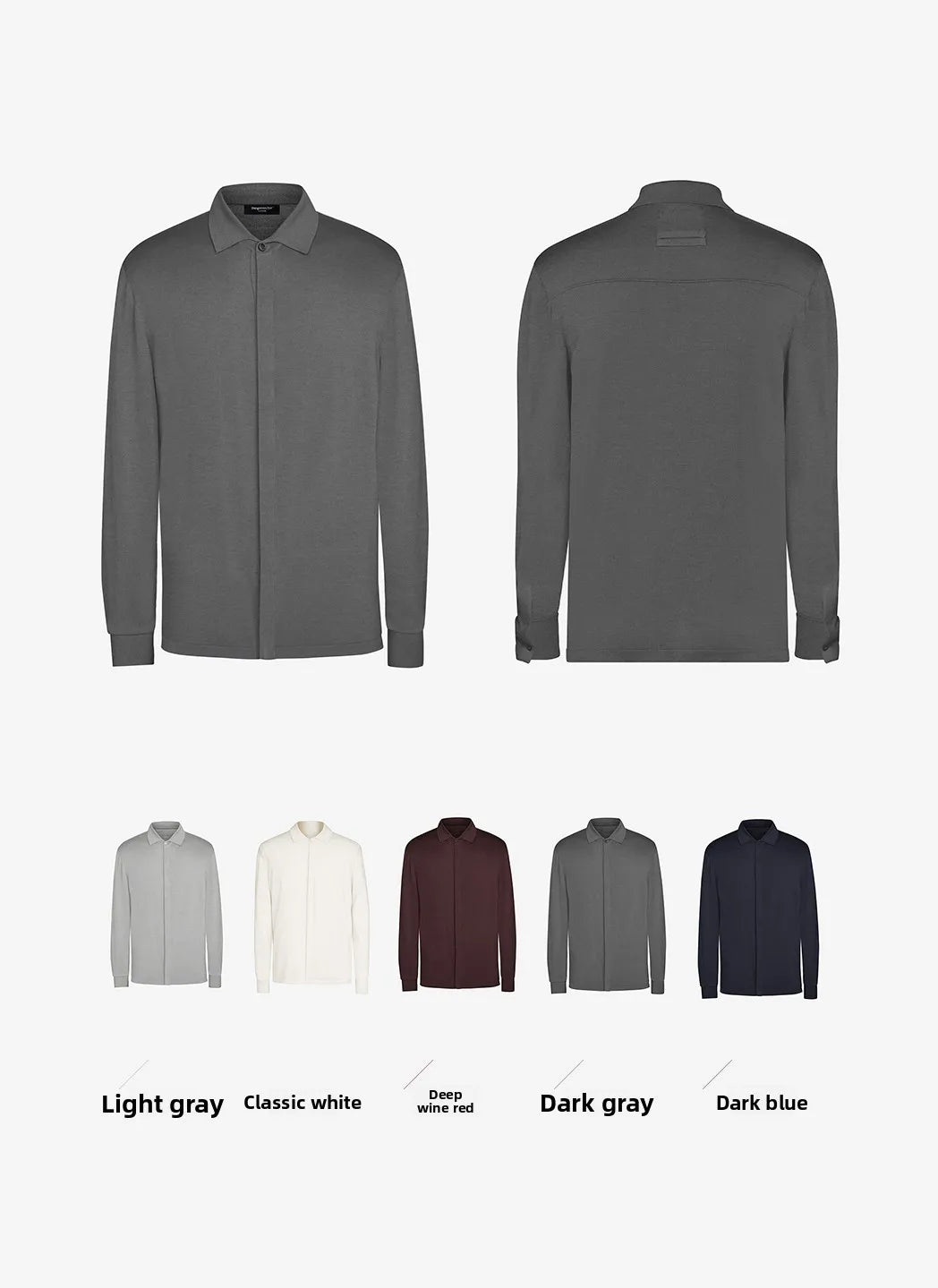 ZZ new men's light luxury business casual long-sleeved knitted cardigan jacket stacked with bottoming shirt