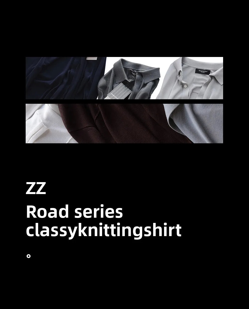 ZZ new men's light luxury business casual long-sleeved knitted cardigan jacket stacked with bottoming shirt