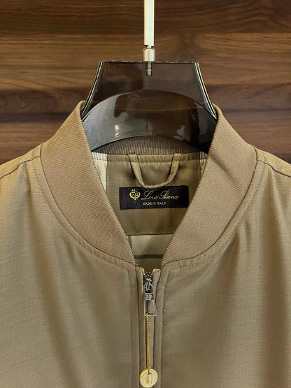 Italian LP men's autumn and winter new wool warm fashion light luxury jacket