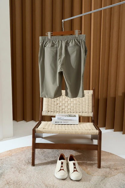 Italian Kiton old money style high version 25 summer six minute straight leg casual quick drying shorts