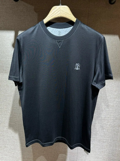 Italy BC men's summer new cotton fabric fashion versatile casual, bottoming shirt short-sleeved T-shirt