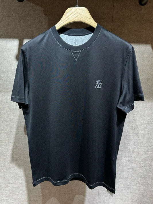 Italy BC men's summer new cotton fabric fashion versatile casual, bottoming shirt short-sleeved T-shirt