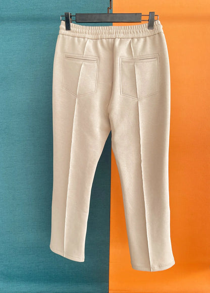 Italy BC old money style men's summer new Tencel space cotton sweatpants solid color business casual pants