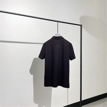 Low-key high-end sense, business casual high-end cotton lapel short-sleeved T-shirt polo shirt