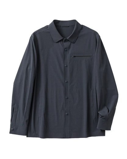 2025 Early Spring New Men's City Outdoor Commuter Business Casual Shirt Light and Thin Jacket