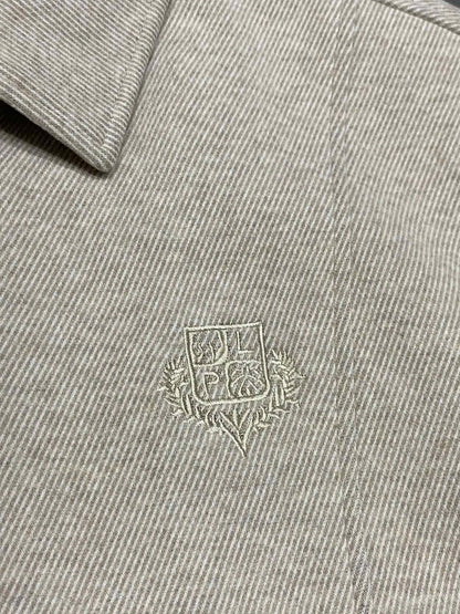 Fashion light luxury Italian men's spring new wool yarn business casual lapel jacket jacket